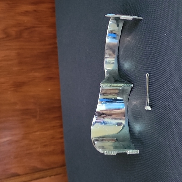 EYE OF HORUS VINTAGE silver pin closure bracelet - Picture 5 of 9